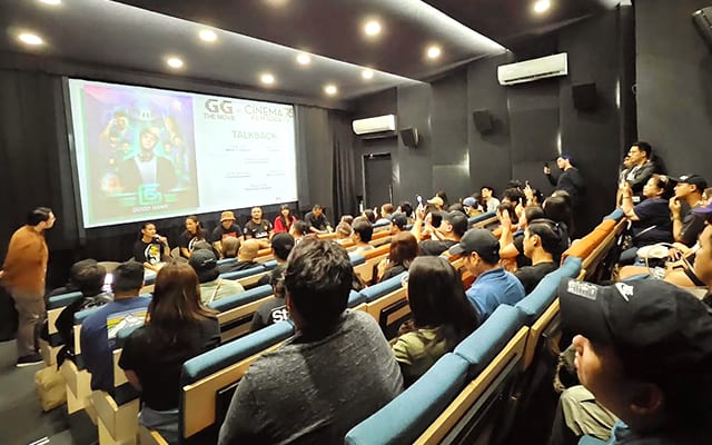 Talkbacks with the film actors and production team were common after special screenings in Cinema '76